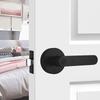 Door Handle Set with Tubular Latch Easy Installation Door Lever Multipurpose Handle for Interior Doors Passage Function