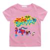 Maglietta con stampa anime Zig e Sharko Cosplay Superman Maglietta divertente Magliette dei cartoni animati preferiti dei bambini Carine Vestiti Y2K per ragazzi e ragazze