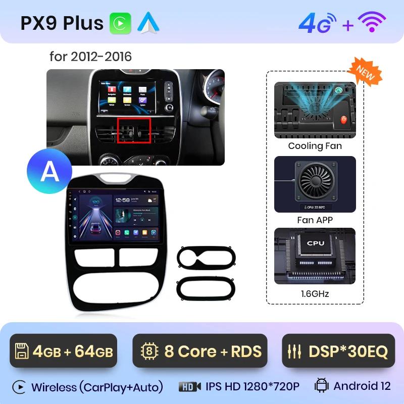 Accessories Autoradio Renault Carpl Car Radio For Renault Clio 4 2012 - 2019 wireless CarPlay Android Auto No 2 din 2din DVD