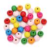 100pcs 8mm Natural Round Wood Beads Wooden Craft Balls Spacer Bead for DIY Houten Kralen Jewelry Making Materials Accessories