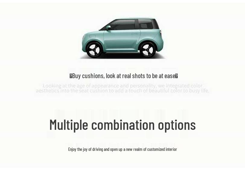 All-Season, Breathable Seat Covers for Chang'an and Lumin Cars