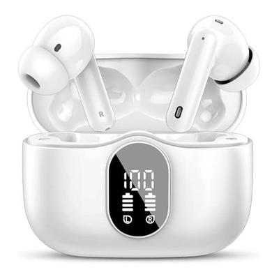 Earphones Bluetooth Wireless Earphones [2026 Newest Bluetooth Earphones] Bluetooth 5.4 ENC Call Noise Canceling Instant Connection Touch Operation