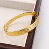 Female 24K Jewelry Gift Cuff Bracelet Women Bracelets Adjustable Bangle Dubai Bangle Bracelet
