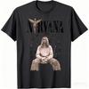 New Nirvana rock band Unisexs 100cotton Tshirt hiphop style Unisexs and Unisexs oversized Y2K Tee Casual Loose Outdoor Street