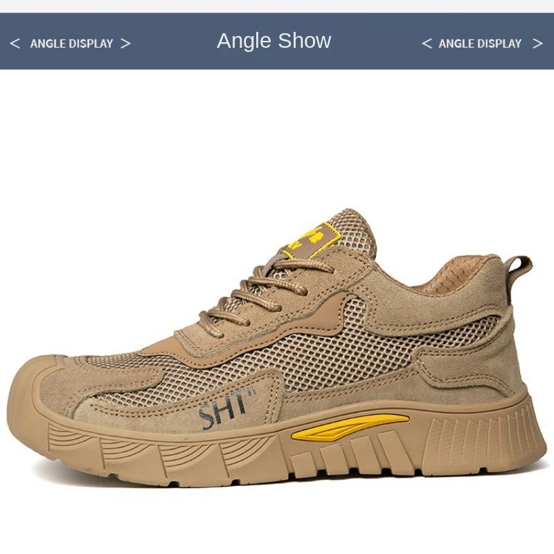 Рабочая обувь Мужская противоударная и противопрокольная повседневная защитная обувь Защитная рабочая обувь для строительных площадок 37