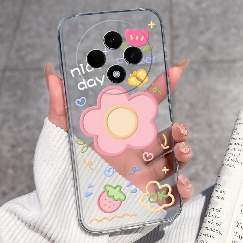 For OPPO F27 F29 F21 F19 F17 F11 Pro F15 F7X Phone Cover Cute Panda Piggy Patterns Transparent Ultra Thin TPU Premium Protection Case For OPPO Housing