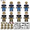8pcs Hire Military M8071 Small Particle Building Blocks To Splice Special Army Doll Toys