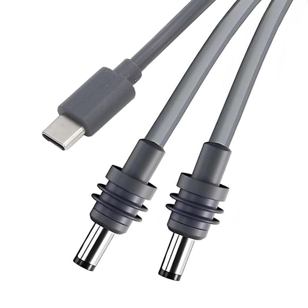 Mini Cable, Starlink Mini USB C To DC Power Cable Cord, DC To DC Power Cable, 2 In 1 USB Type C and DC Input, Compatible with 65W+ PD Power, IP68