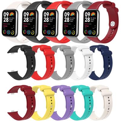 Suitable for Xiaomi Band8 Pro Strap Silicone Wristband Replacement Bracelet for Miband 8 Pro Accessories