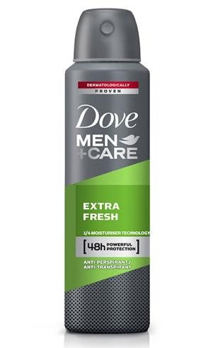 Dove Men+Care Extra Fresh Antiperspirant Deodorant Spray - 150ml