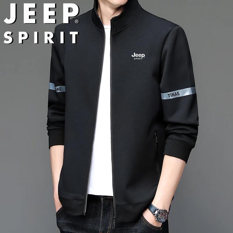 

JEEP SPIRIT Men s Stand-Collar Casual Jacket 5XL