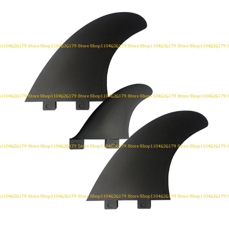 A1A2 3Pcs Surfs Fin Set Replacement High Performances Surfboards Thruster Fin PVC Reinforced Surfs Fin Easy Installation