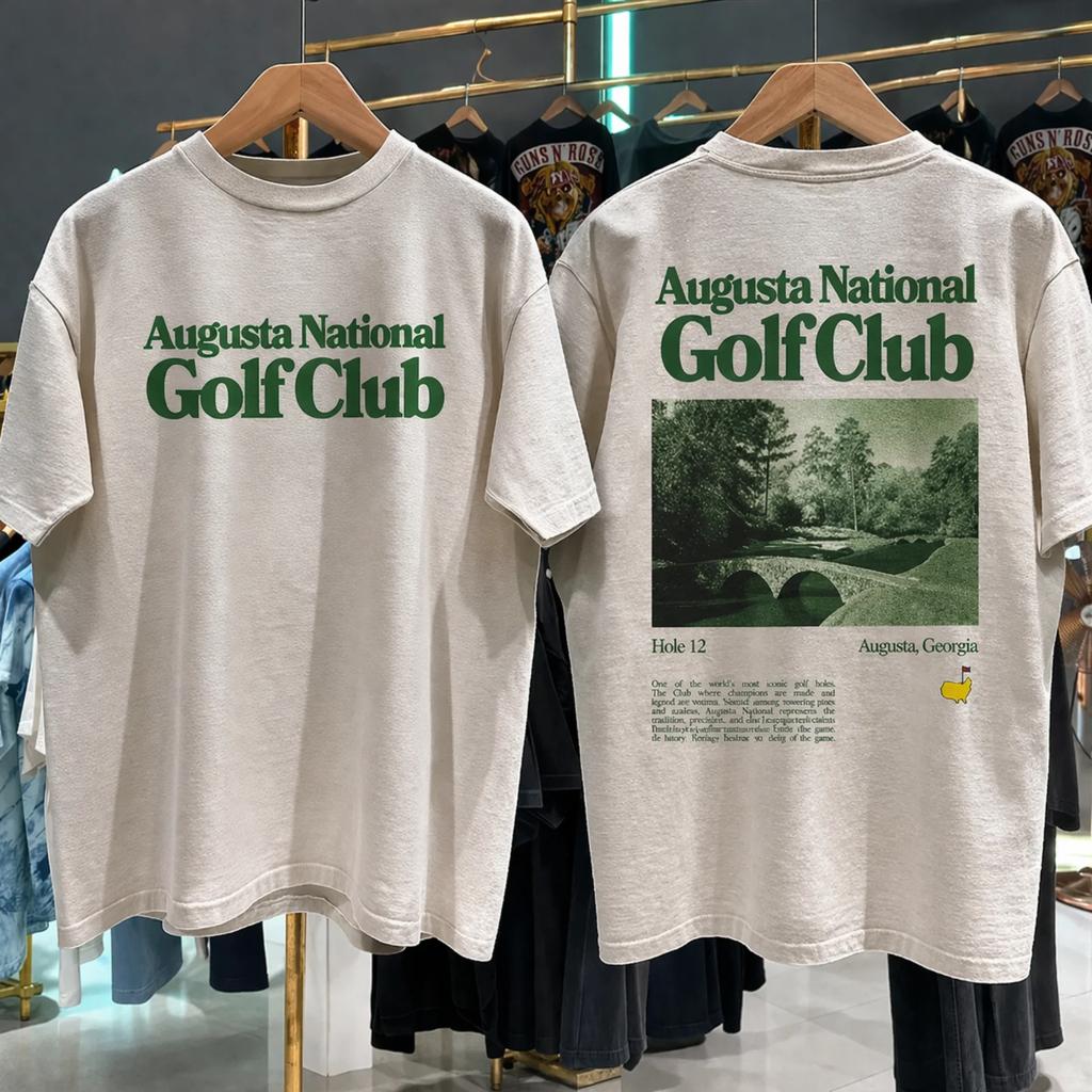 Augusta National Golf TournaUnisext Summer Cotton Tshirt Comfortable and HighQuality Inspired By The Yk Style