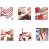 1 Sheet Nail Stickers Nail Strips Self-Adhesive DIY Nail Art Perfect for Nail Enthusiasts and Professional Manicurists
