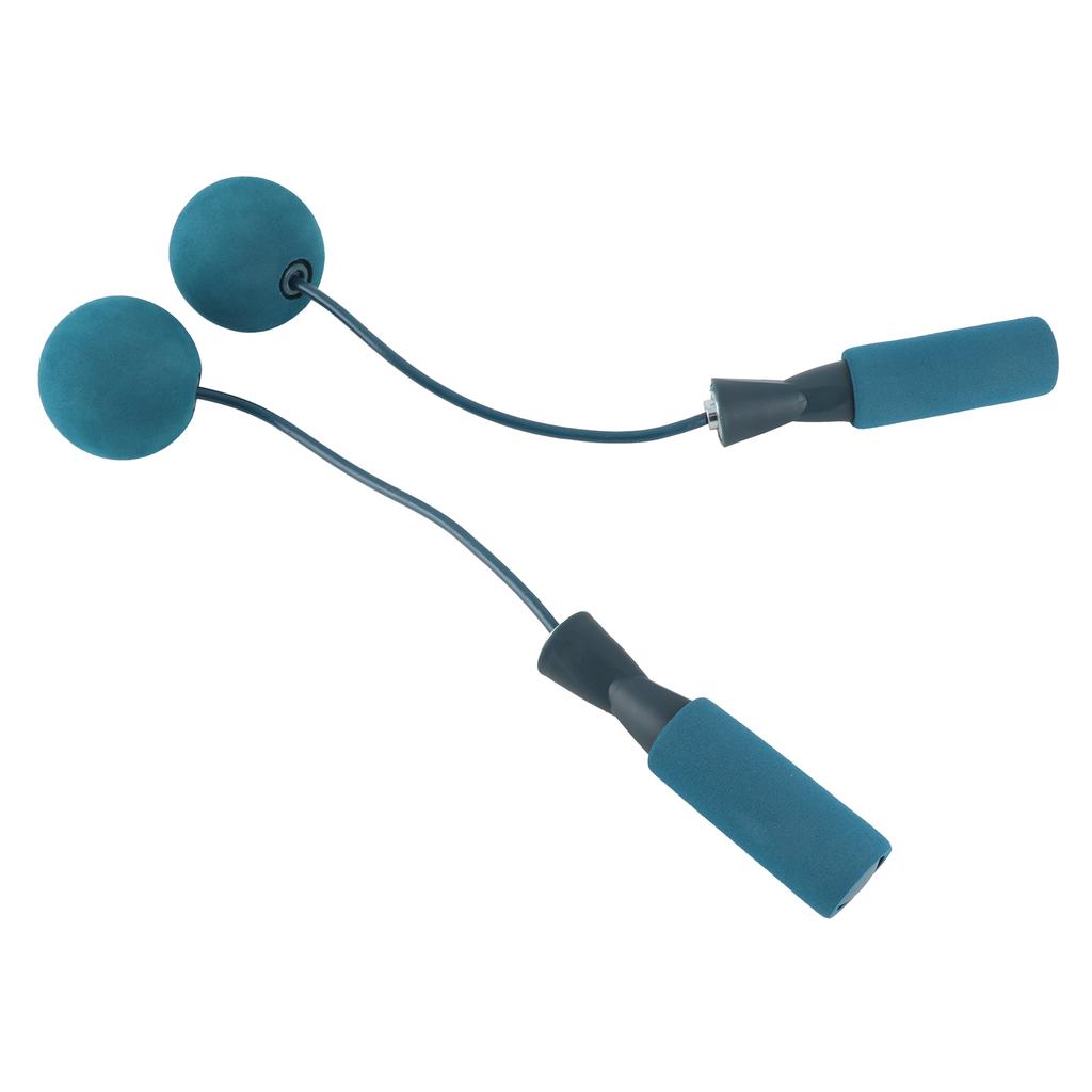 6.5cm Cordless Jump Rope with Heavy Ball Dual Bearing Silent Fitness Wire Rope for Indoor Sports