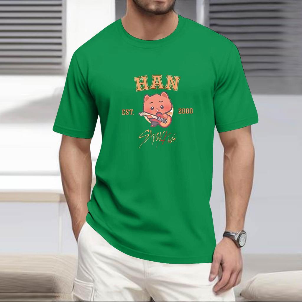 Men'S Fashionable T-Shirt, Street Casual Short Sleeved Clothing