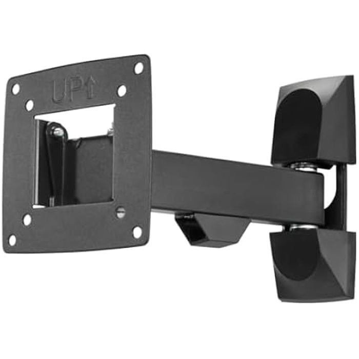 TV Wall Mount - HAMA - Tilting and Swivel - 66 Cm (26 ") - Max Load. 15 Kg - Black Metal