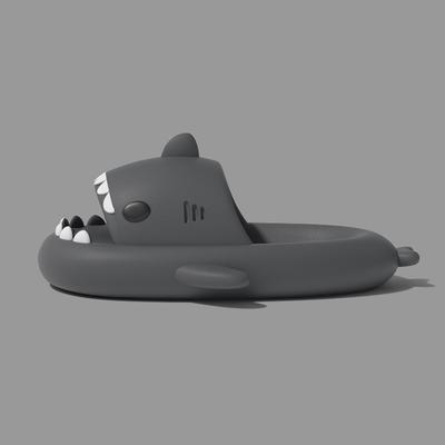 SYTK Nouvelles Pantoufles Requin Mignonnes Plateforme Femmes Hommes Intérieur Salle de Bain Diapositives Couples Chaussures d'Été Douces Légères Plage Tongs