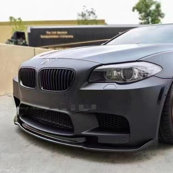 BMW 5 Series F10 M5 Carbon Fiber Front Lip Spoiler