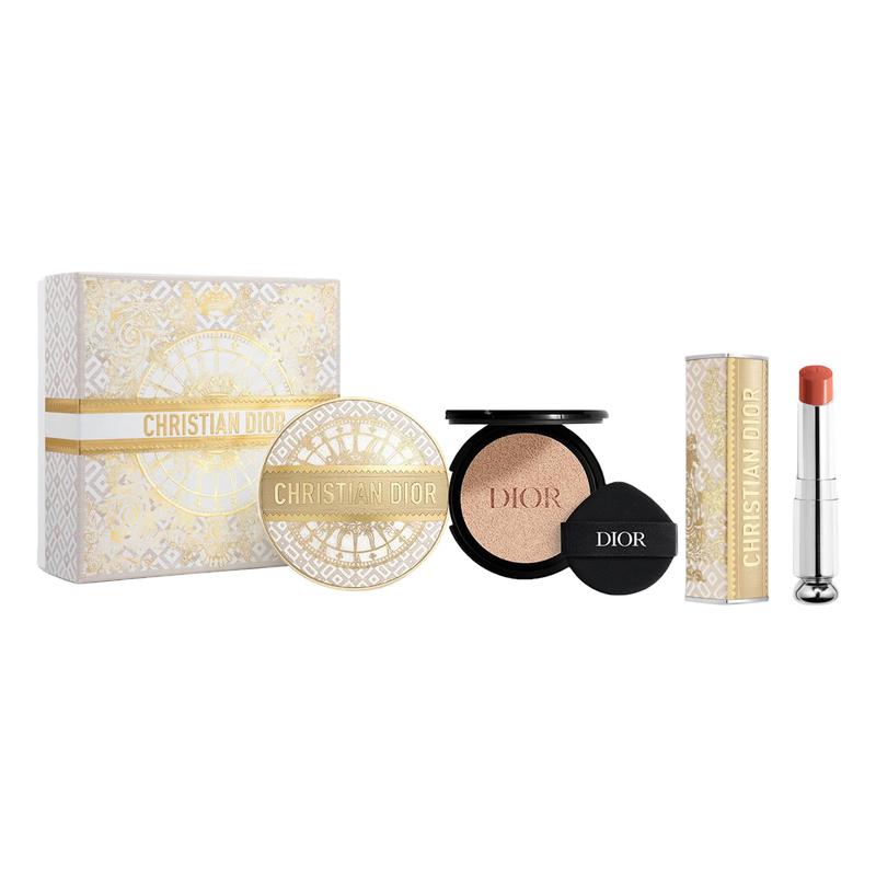 

DIOR Lipstick Lipstick case + lipstick refill #524 + air cushion case + air cushion foundation refill #1N золотий