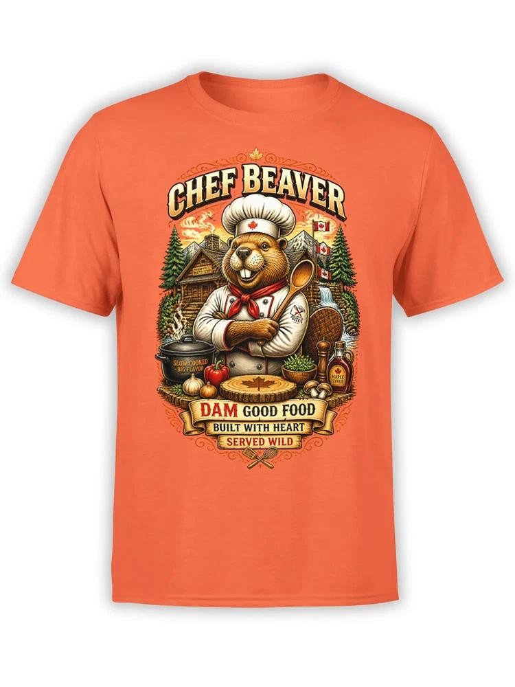 Dam Good Chef Beaver Tshirt Unisex S