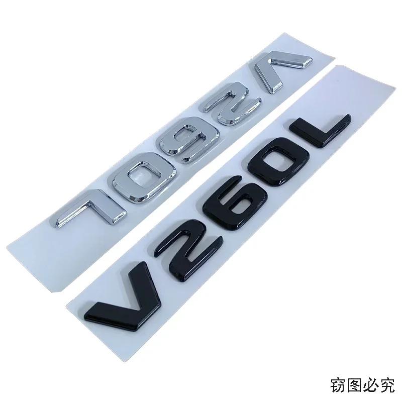 ABS Car Rear Sticker Badge Trunk Decals Modified Decoration for Mercedes Benz V260 VS500 VS550 VS680 VS980 V260L Letters
