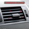 Air Vent Clips Adjust Air Conditioning Vent Black Car Vehicle Plastics