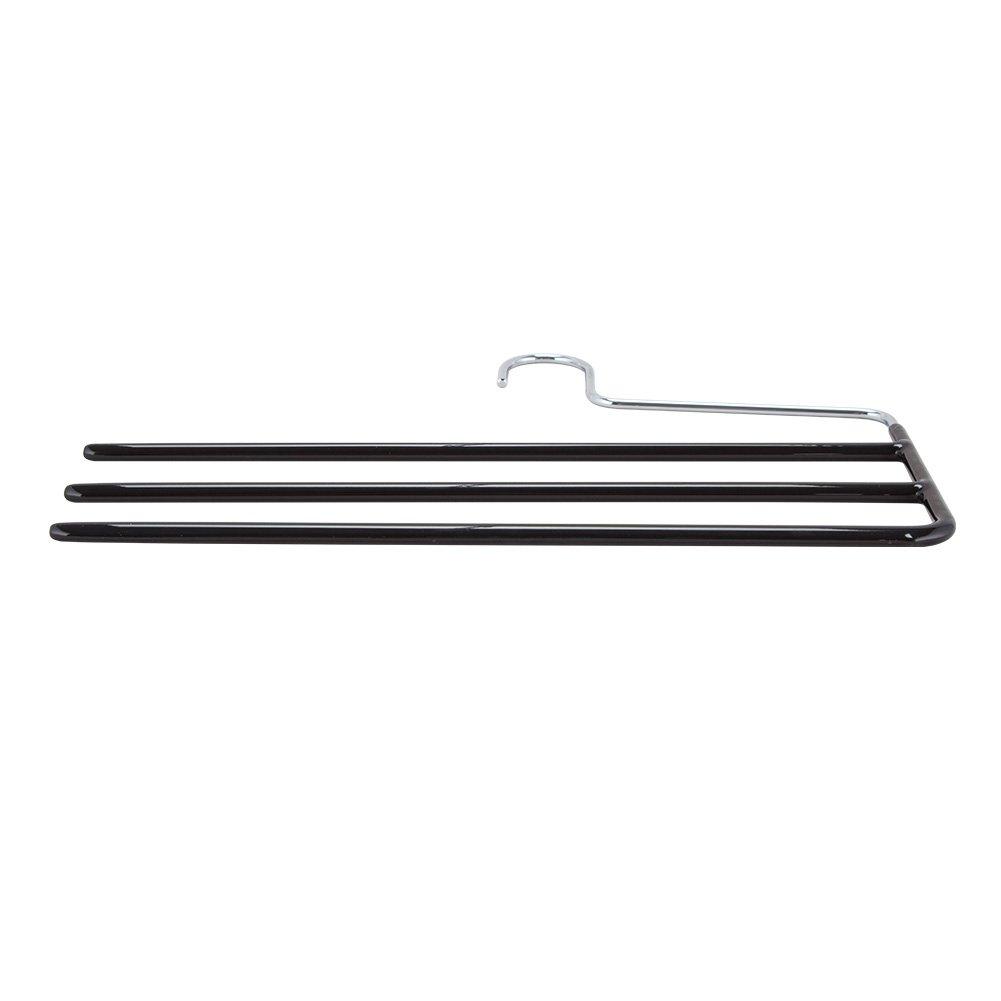 Mawa Hanger Pants Hanger KH3 Mawa Hanger Skirt Stole 223005000 Black mawa hanger Storage Functional Design Closet [Mawa] Three-Tier 3-Tier (05)