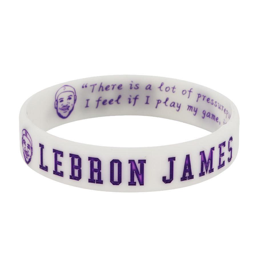 Basketball Glow Wristband: Kobe, James, Curry, Irving, Durant, Inspirational Silicone Bracelet