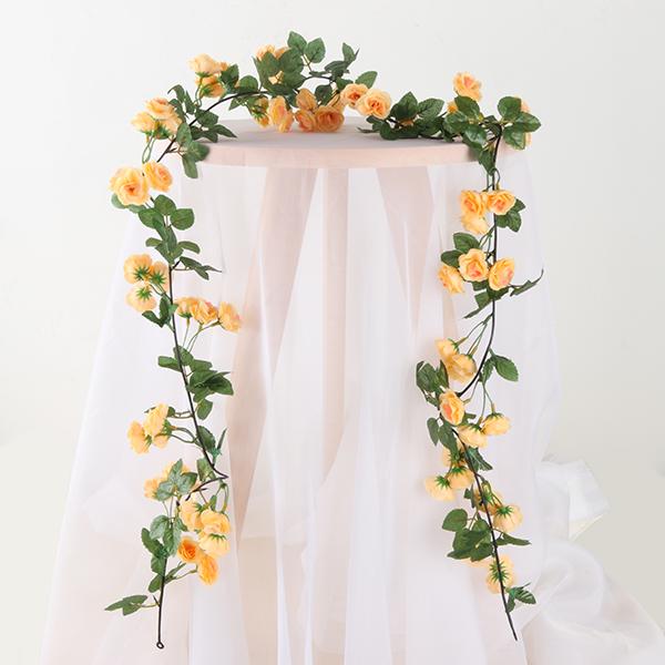 Artificial Rose Garland for Wall Hanging and Indoor Decor