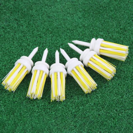 5Pcs Golf Tees Low Resistance Stab Effortlessly Accessory Bristle Head Driving Range Golf