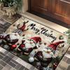 Christmas Welcome Doormat Bedroom Bathroom Entryway Door Mat Printed Floor Mat Holiday Decorative Floor Mat Home Decoration
