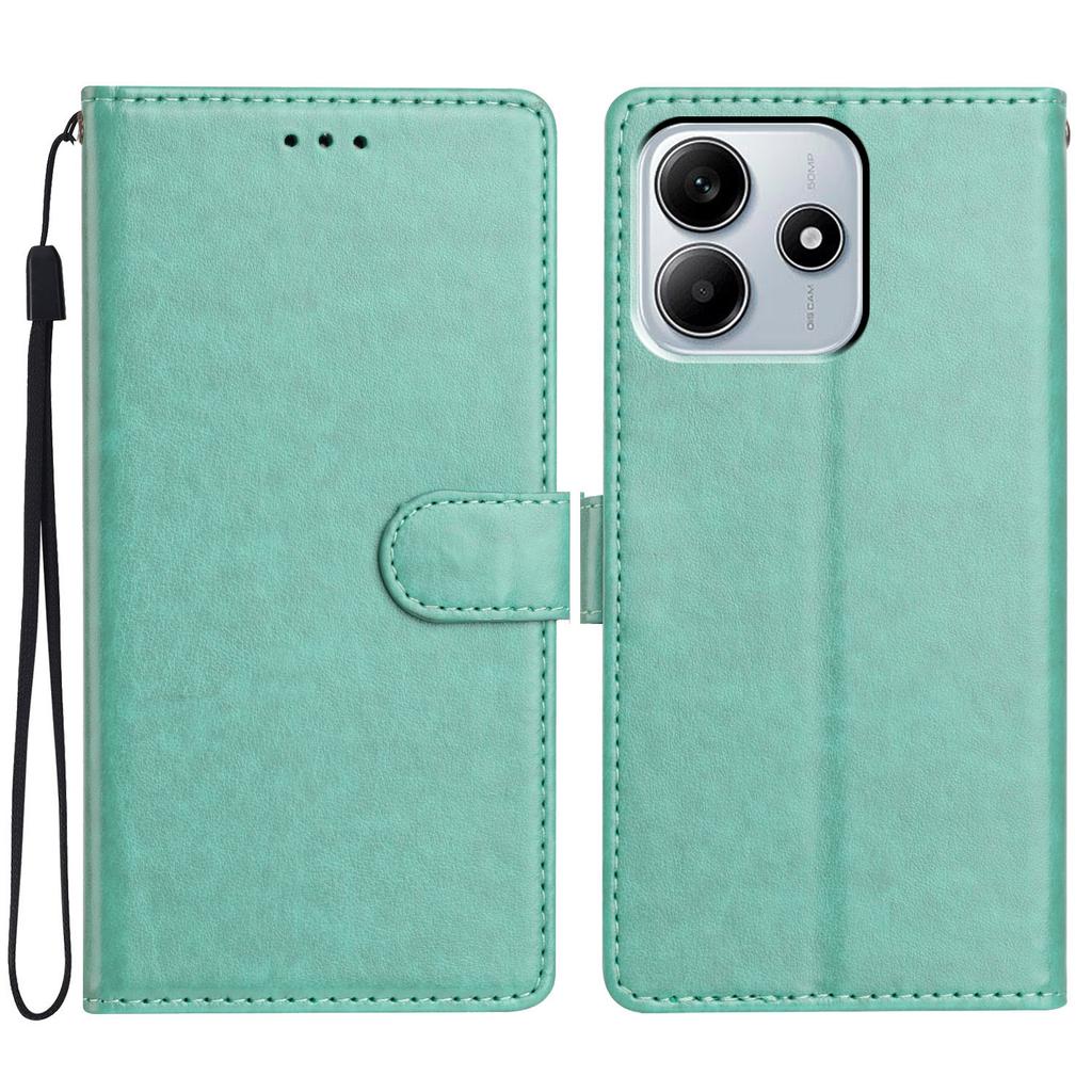 For Xiaomi Redmi Note 14 5G Leather Case Wallet Stand Phone Cover with Handy Strap