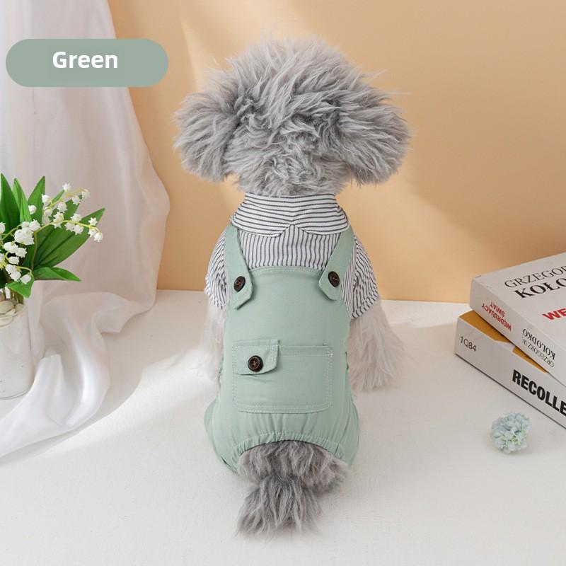 Summer, Pet Dog Dog Cat Fashion Overalls Breathable Clothes Without Shedding Hair