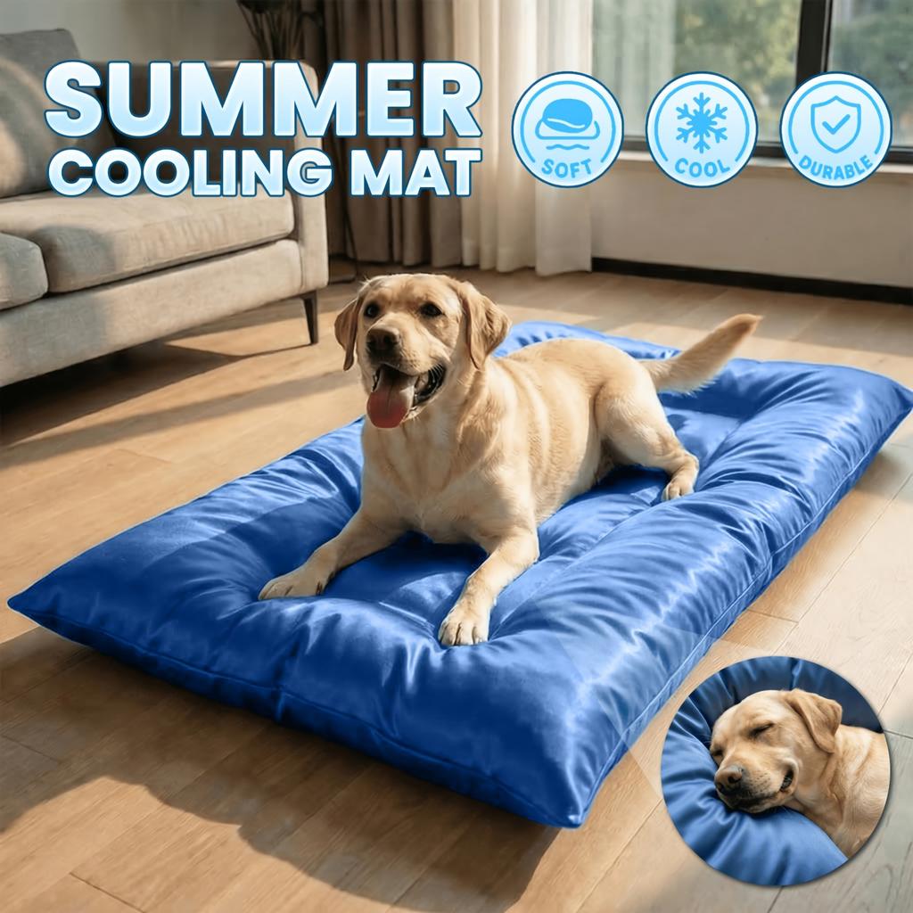 Dog Bed with Breathable Fabric Pet Pad for Hot Summer Days