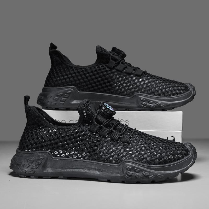 Outdoor Comfortable Mesh Men Casual Sneakers Fashion Non-slip Breathable Man Walking Shoes Lightweight Soft Running Sport Shoes