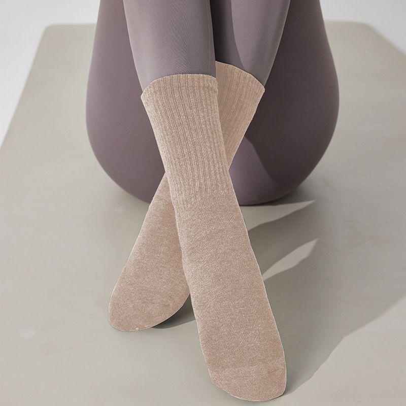 

Детские профессиональные нескользящие спортивные носки до колена для йоги, летние носки с длинным голенищем для пилатеса и фитнеса в помещении Beige