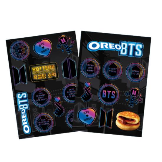 2026 BTS x OREO Печенье Лимитированная Серия 100г Вкус Хотток Корейская Версия K-POP ARMY Коллекция Закуска