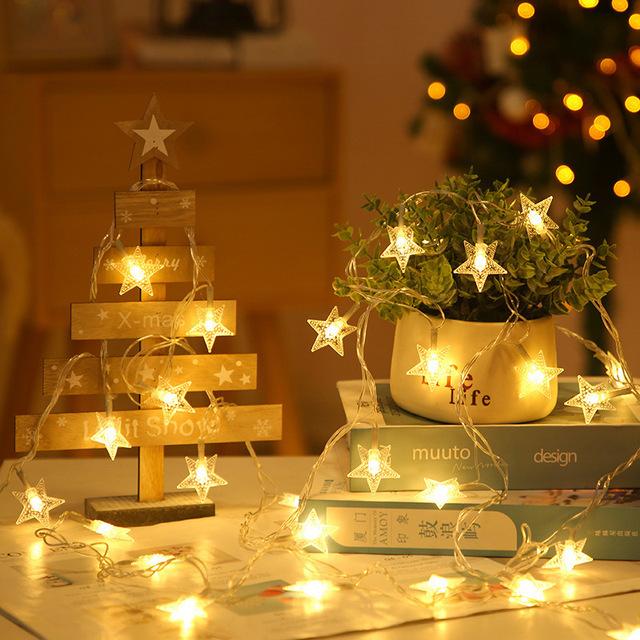 LED Star Fairy String Led Lights USB Garland Year Wedding Indoor Christmas Decoration Wishing Curtain String Light Navidad