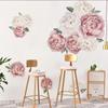 Pink Butterfly Flower Tree Wall Stickers Decals Girls Women Flower Mural Vinyl Wallpaper Home Wall Stickers for Kids Rooms