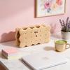Style Plush Pencil Case With Large Capacity For Students And Office Use