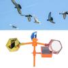 Sound Light Bird Repeller 360 Degree Light Reflection Large Volume Solar Sound Alarm Bird Deterrent Device-dwdz