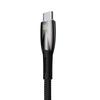 Durable flexible fast charging cable USBA USBC 100W 1m black