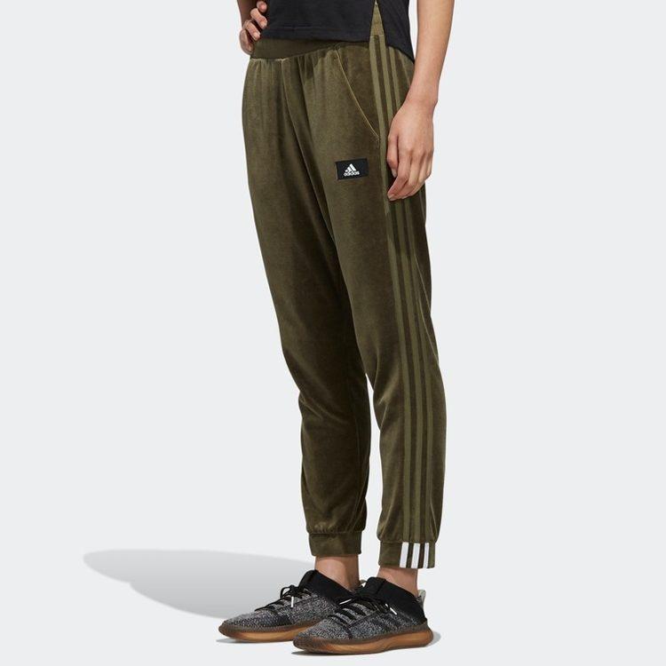 Adidas Knitted Sweatpants Women's Khaki Brown FR5972