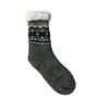 Winter Socks Mens Thermal Warm Short Plus Velvet Soft Non Slip Floor Fuzzy Fluffy Sock Male Leaf  New In Gift Christmas