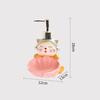 Cute Cat Soap Box lotion Bottle Two in one Two Use Drain Ceramic Soap Dish Toilet Soap Box Hand Wash Liquid Press Bottle