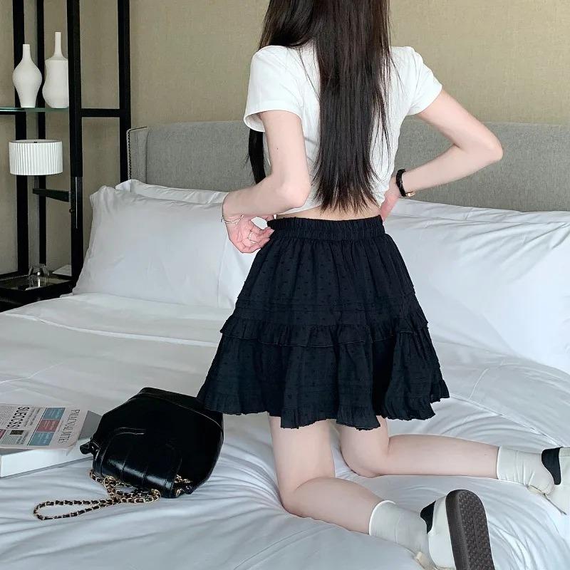 Мини-юбки для женщин во французском стиле с высокой талией — фото 7