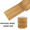 1pc Self-Adhesive Wood Grain Repair Patch Wood Grain Tape for Floor and Furniture Table Chair DIY Skirting Door Window