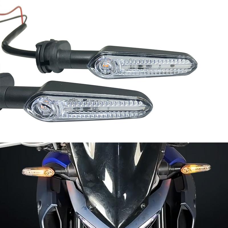 For YAMAHA YZF R15 R25 R3 R125 MT-25 MT-03 MT15 MT-15 M-Slaz 150 TRACER 700 900 9/GT Motorcycle Turn Signal LED Indicators Light