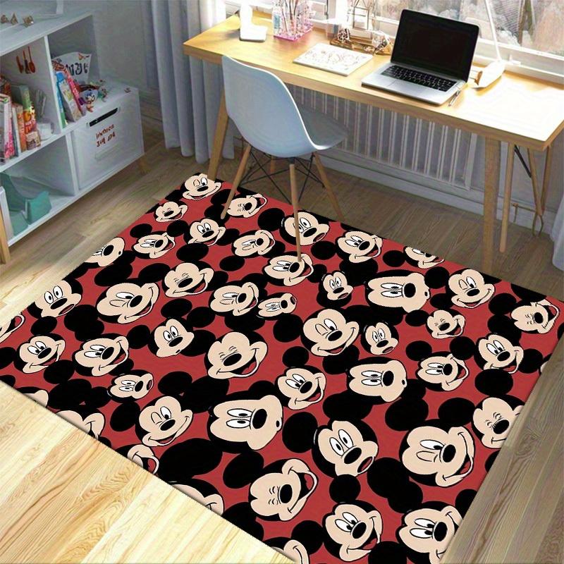 1pc,Mickey Mouse Patterned Rug - Perfect for Home Decor, Office Carpet, Chair Cover, Outdoor Use, and Gift IdeasH036